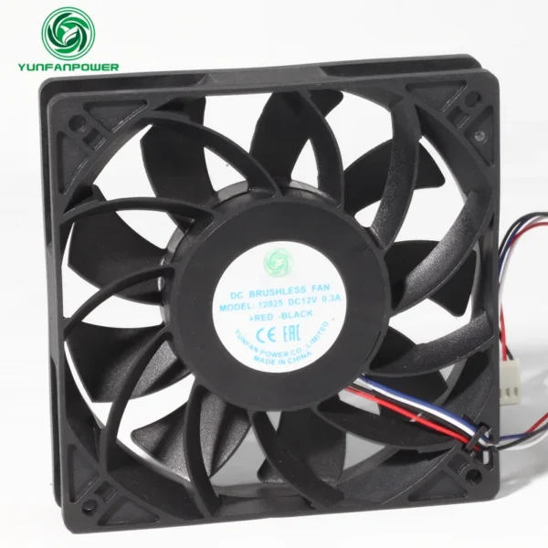 Axial Flow Fan, 120mm, 300rpm, 12025