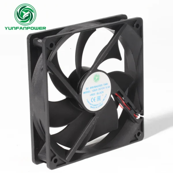 Axial Flow Fan, 12V, 0.28A, 2000RPM, 120mm - view 2
