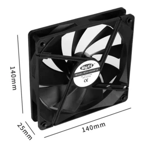 Axial Flow Fan, 140mm, 14025, 12V24V, HVAC