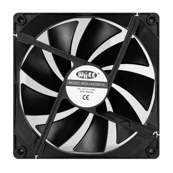 Axial Flow Fan, 140mm, 14025, 12V24V, HVAC - view 3