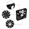 Axial Flow Fan, 140mm, 14025, 12V24V, HVAC - view 5
