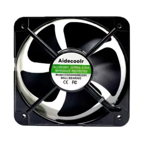 Axial Flow Fan, 200*200*60mm, 220V, CFM, Brushless