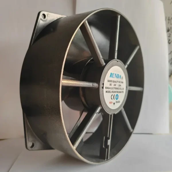 Axial Flow Fan, 200mm, RUNDA, PBT, 200X200X70MM - view 3