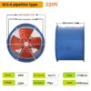 Axial Flow Fan, 220V/380V, Wall - view 5