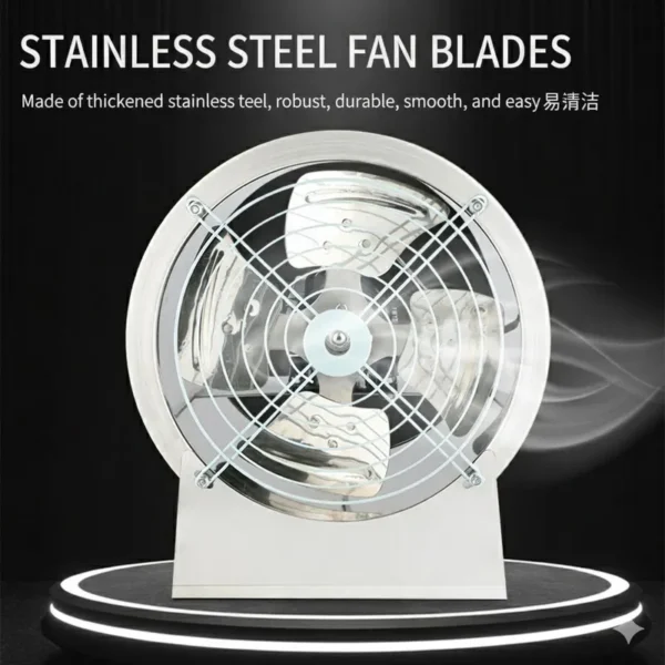 Axial Flow Fan, 304, Stainless, Steel, 380v - view 5