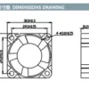 Axial Flow Fan, 30mm, 30*30*10mm, 5V, 12V - view 6
