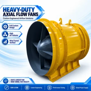 Axial Flow Fan, 380v ±15%, Electric, Q355, Yigu