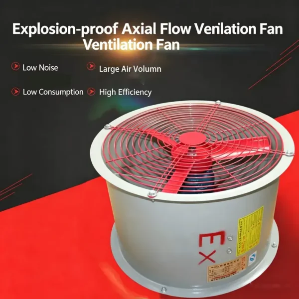 Axial Flow Fan, 380V, CBF, Explosion-proof, Aluminum - view 3