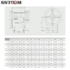 Axial Flow Fan, 380V, FRP, BT35-11, 0.15-5.5KW - view 5