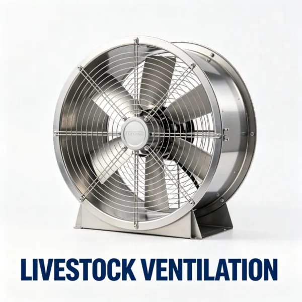 Axial Flow Fan, 380V, Stainless, Steel, 2.2KW - view 2