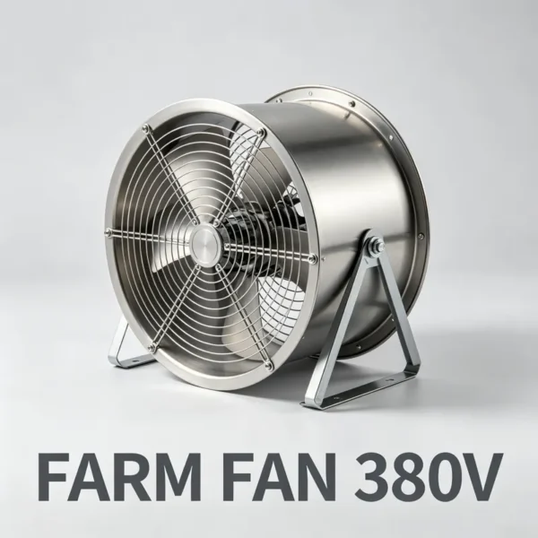 Axial Flow Fan, 380V, Stainless, Steel, 2.2KW - view 5