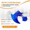 Axial Flow Fan, 4-blade, Plastic, 500*145*12-4 - view 3