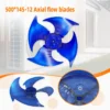 Axial Flow Fan, 4-blade, Plastic, 500*145*12-4 - view 5