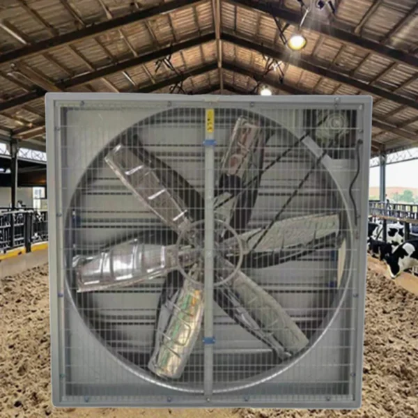 Axial Flow Fan, 50", Wall, 3pcs, 1.1KW