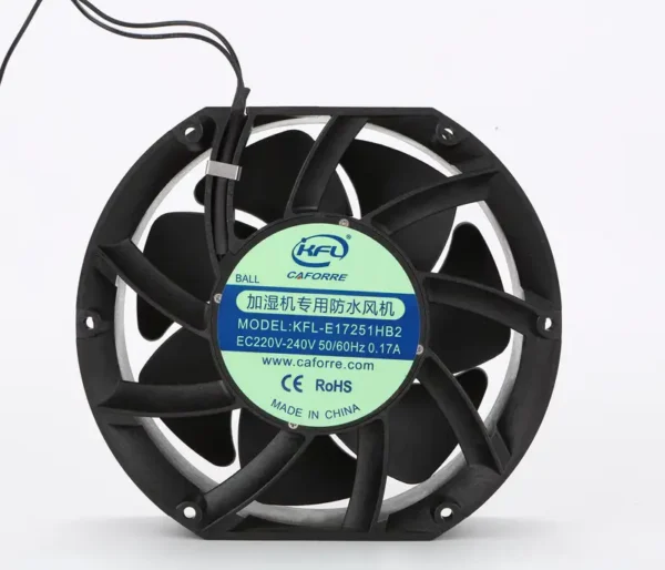 Axial Flow Fan, 7-Inch, 172x150x51mm, 115-280V, 260CFM
