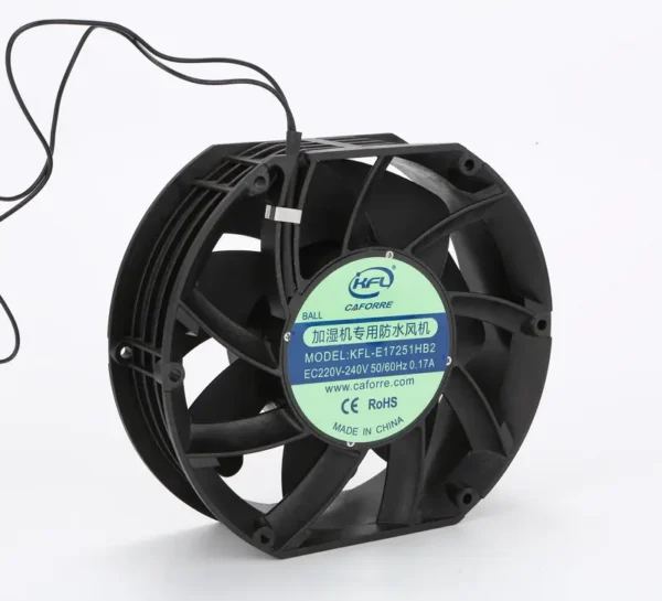 Axial Flow Fan, 7-Inch, 172x150x51mm, 115-280V, 260CFM - view 4