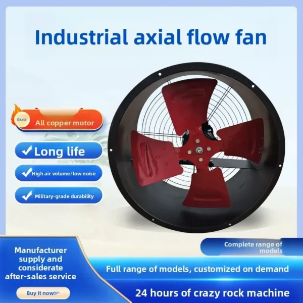 Axial Flow Fan, 800mm, HVAC - view 5