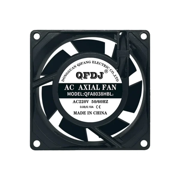 Axial Flow Fan, 8038, 220V, 8cm, Copper - view 5