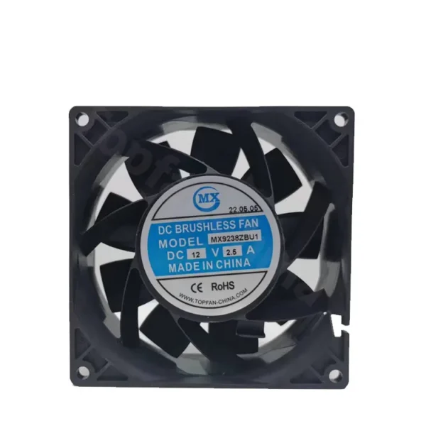 Axial Flow Fan, 92*38mm, 12V/24V, Plastic - view 3