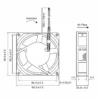 Axial Flow Fan, 92mm, 220V, CNC - view 4