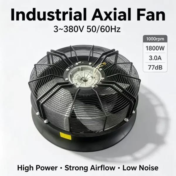 Axial Flow Fan, A3P910-EC188-023, 3-380V - view 6