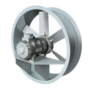 Axial Flow Fan, Aluminum, 220v, Electric