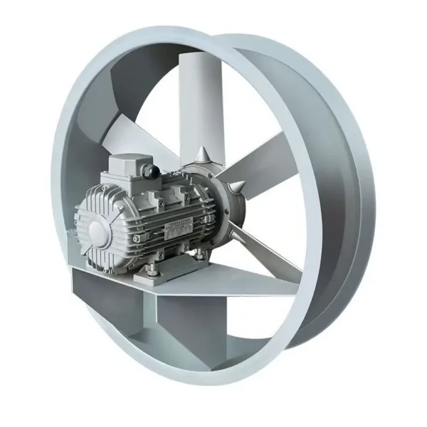 Axial Flow Fan, Aluminum, 220v, Electric