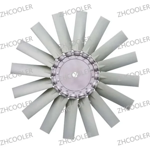 Axial Flow Fan, Aluminum, 380 V, nylon