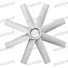 Axial Flow Fan, Aluminum, 380 V, nylon - view 6