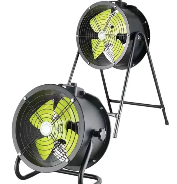 Axial Flow Fan, Aluminum, Portable