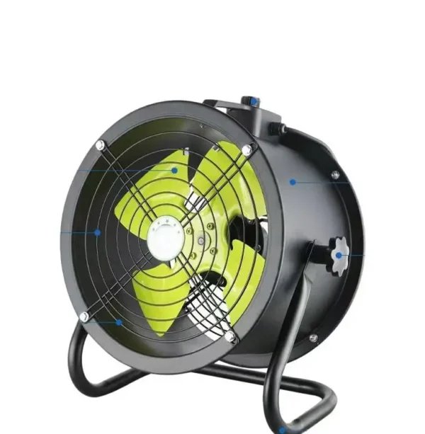 Axial Flow Fan, Aluminum, Portable - view 6