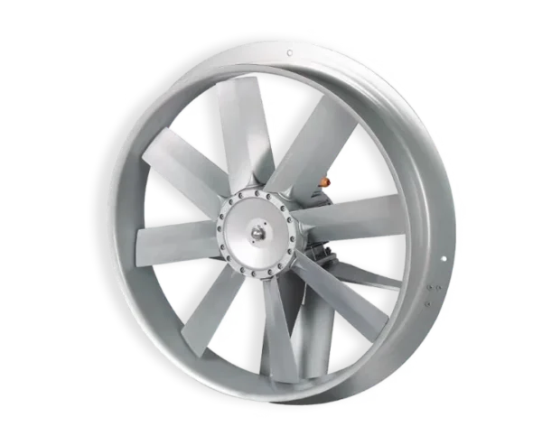 Axial Flow Fan, Aluminum, Wall
