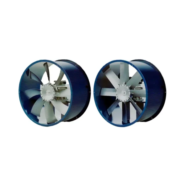Axial Flow Fan, Aluminum, Wall - view 2