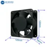 Axial Flow Fan, AM12038H2, 120x120x38mm, 220V, Brushless - view 3