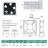 Axial Flow Fan, AM12038H2, 120x120x38mm, 220V, Brushless - view 4