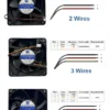 Axial Flow Fan, AM12038H2, 120x120x38mm, 220V, Brushless - view 6