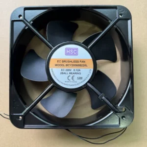 Axial Flow Fan, Brushless, 200*200*60mm, 85~230V, 1800rpm
