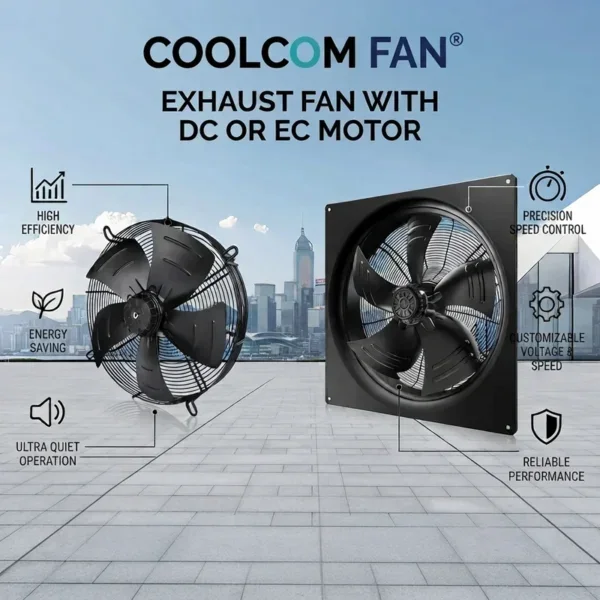 Axial Flow Fan, Brushless, Cast