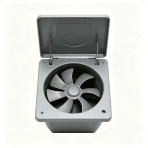 Axial Flow Fan, Cast, Aluminum