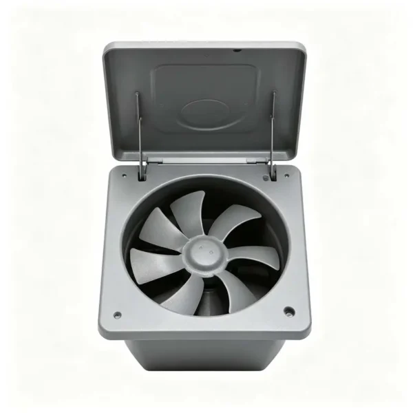 Axial Flow Fan, Cast, Aluminum