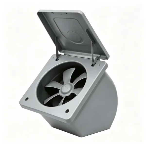 Axial Flow Fan, Cast, Aluminum - view 2