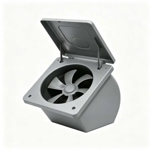 Axial Flow Fan, Cast, Aluminum - view 4