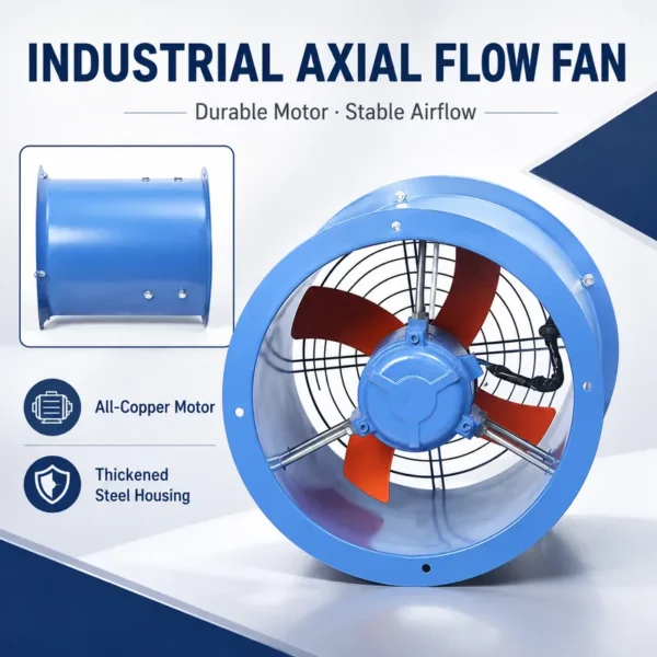 Axial Flow Fan, Copper, Steel - view 6