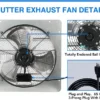 Axial Flow Fan, Electric, Metal - view 3