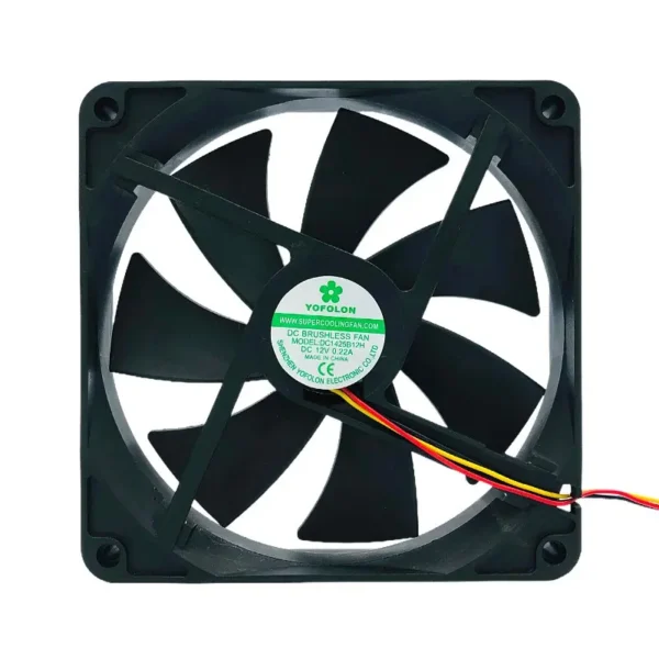 Axial Flow Fan, Factory140mm, Brushless, 14025, 12V/24V - view 4
