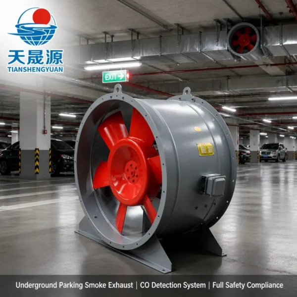 Axial Flow Fan, HTF, ISO - view 3