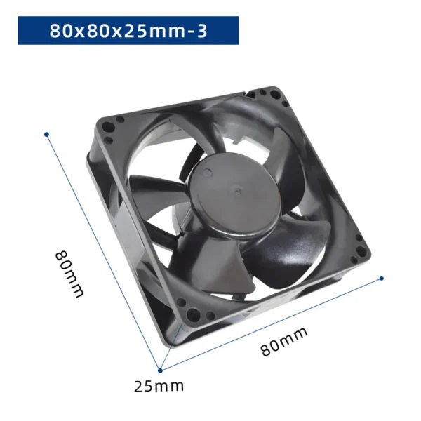 Axial Flow Fan, IP68, Waterproof, 5-24V, Plastic - view 4
