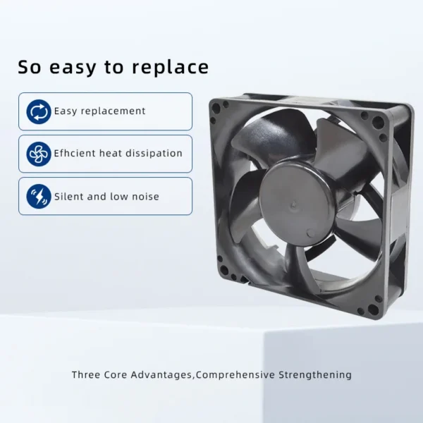 Axial Flow Fan, IP68, Waterproof, 5-24V, Plastic - view 5