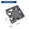 Axial Flow Fan, IP68, Waterproof, 60x60x20mm, 12V - view 3