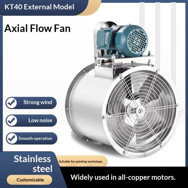 Axial Flow Fan, KT40, 304, Stainless, Steel - view 3